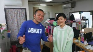 左：東剣一さん、右：藤村祐美さん