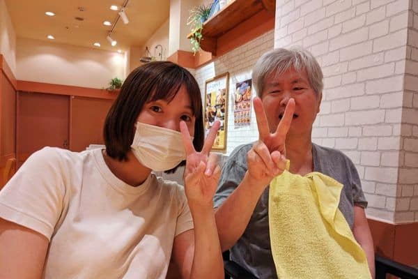ご利用者さまと過ごすヘルパー